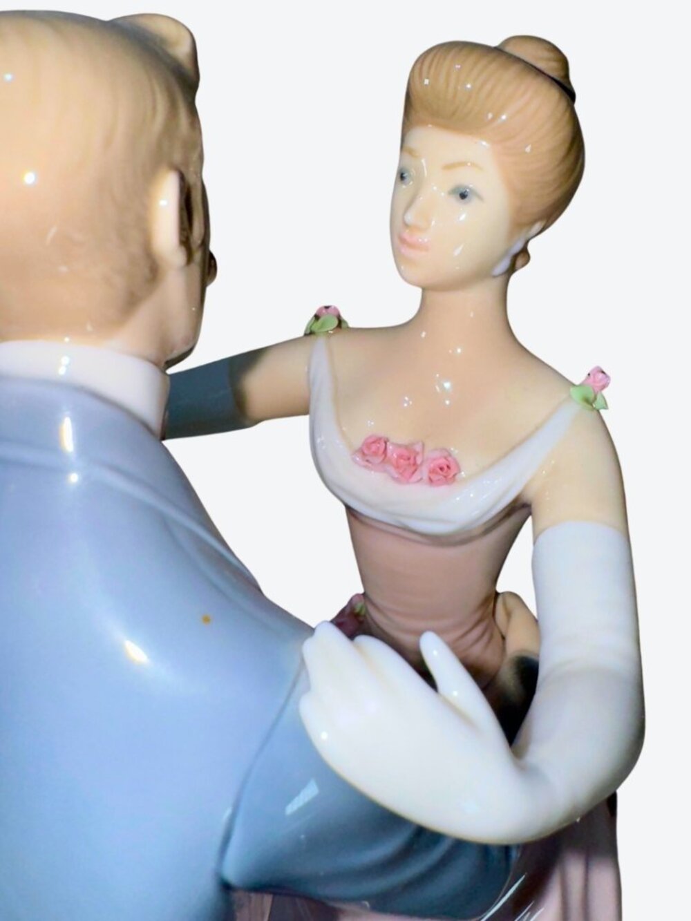 LLADRÓ Ballroom Dancing Couple Porcelain Figurine Retired Spain - Picture 9 of 15